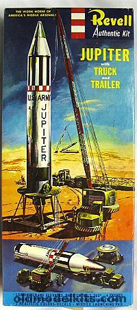 Revell 1/100 Jupiter IRBM with Truck and Launcher, H1824-129 plastic model kit